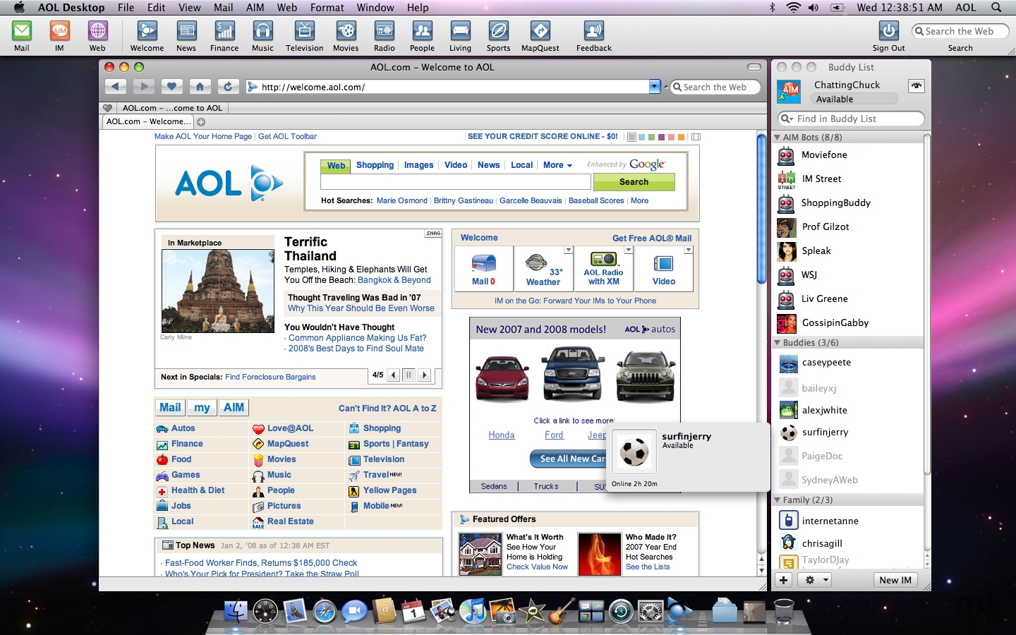 Aol desktop version 10.1